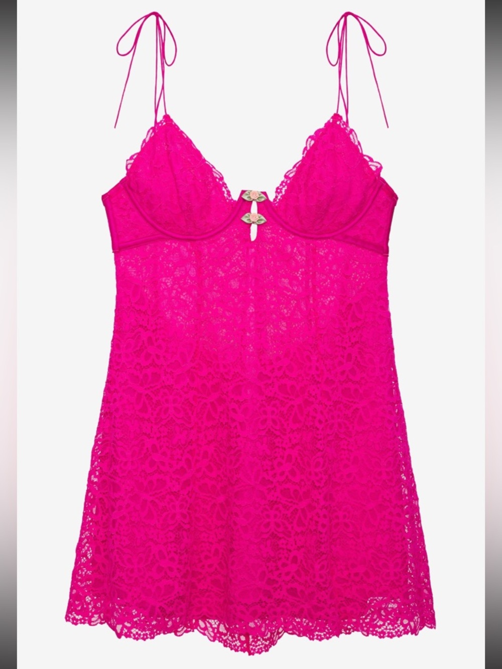 For Love & Lemons Pink Lace Babydoll Slip Dress XS NWT – Victoria’s‎ Secret